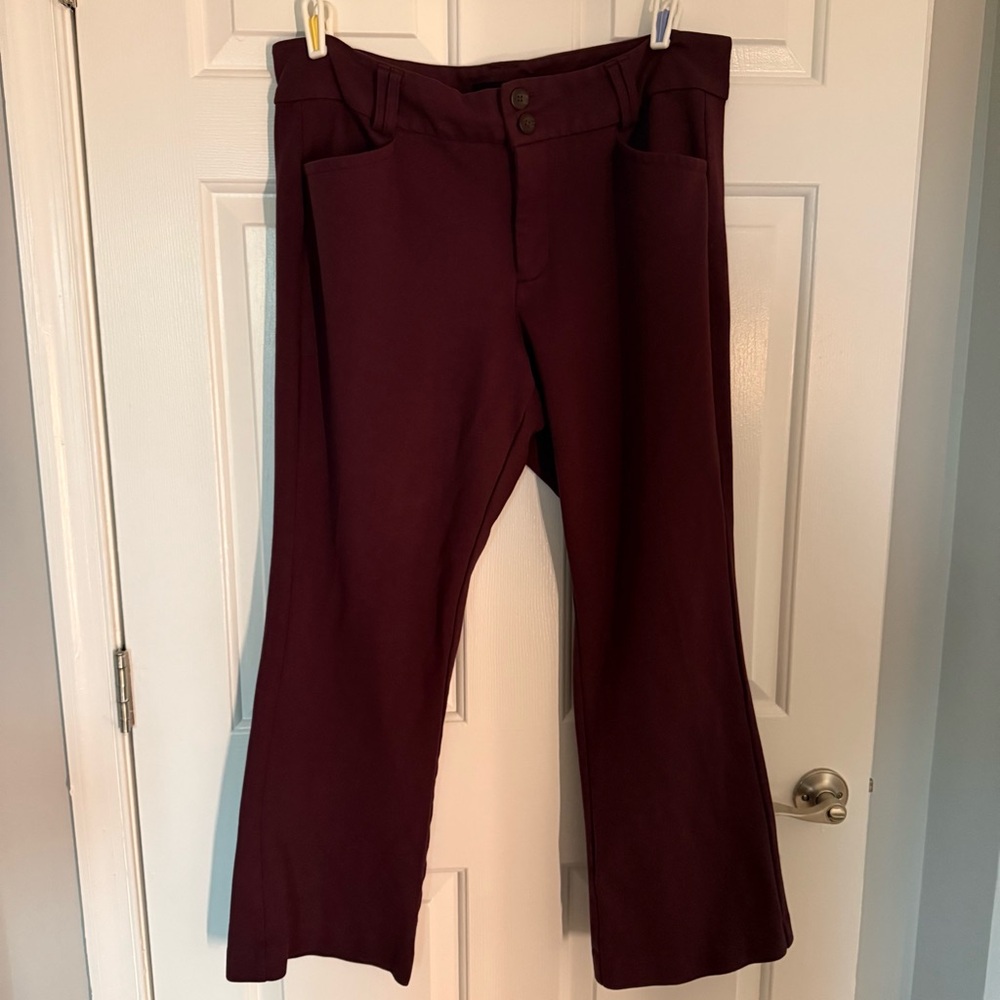 Torrid Women's Burgundy Boot Cut Trousers